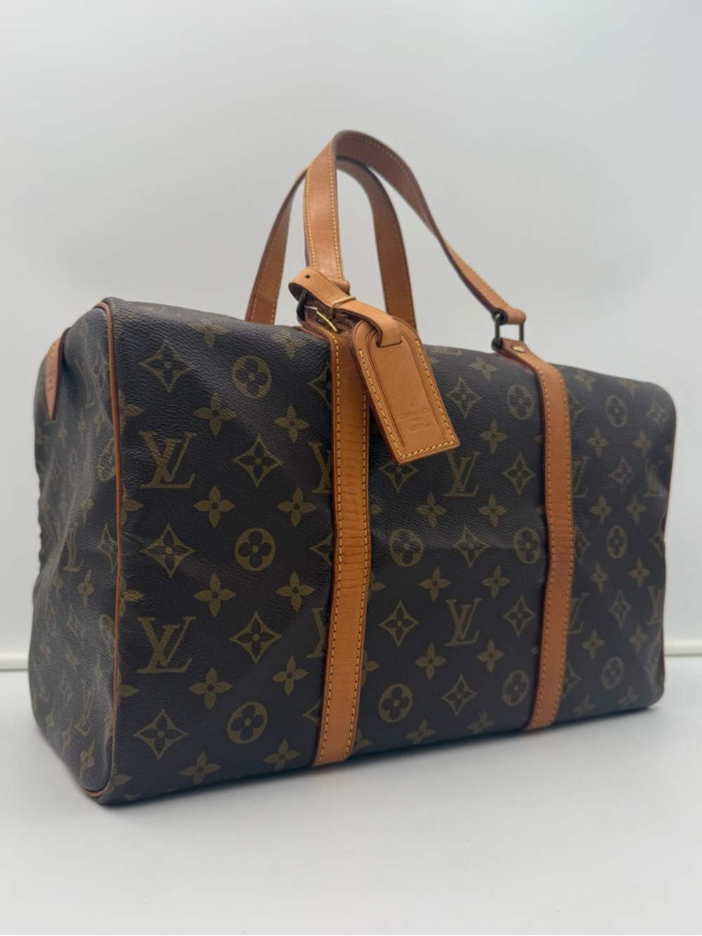 LOUIS VUITTON 1854 PARIS • SAC SOUPLE 35 Bag in Monogram • Made in FRANCE - Picture 2 of 15